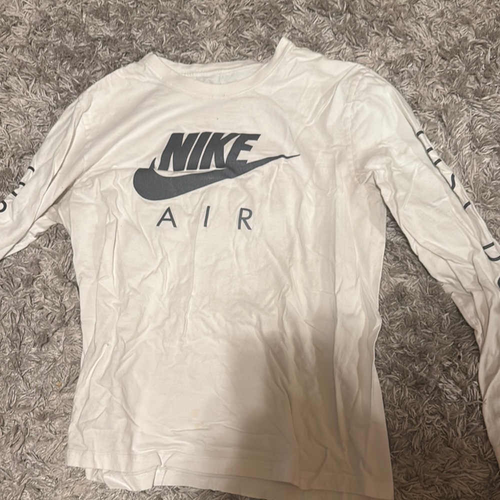 Nike Air White Long Sleeve Tee